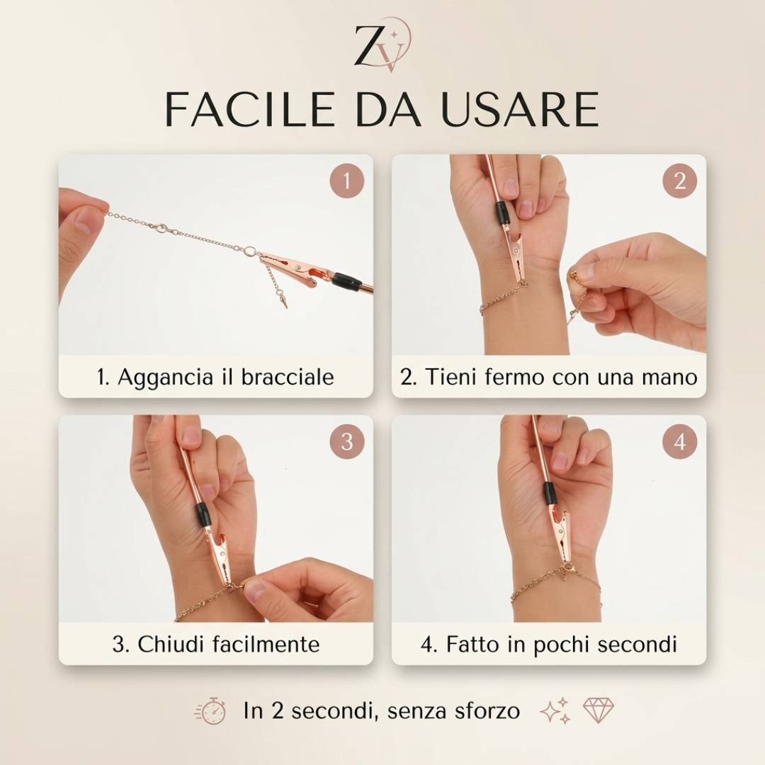 ZENVIA™ | Strumento per indossare bracciali da sola – veloce e semplice